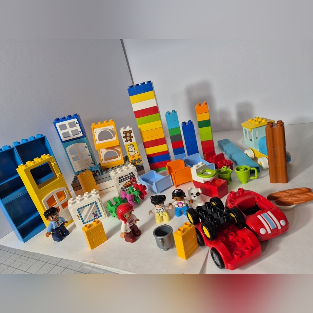 Lego Duplo Mix Lot With Figures